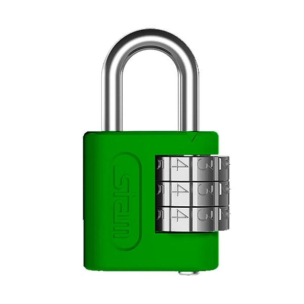 Cadeado Com Segredo 25mm Verde Stam