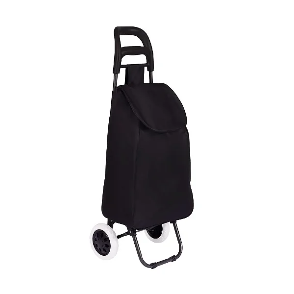 Carrinho de Compras Leva Tudo Bag To Go Preto Mor