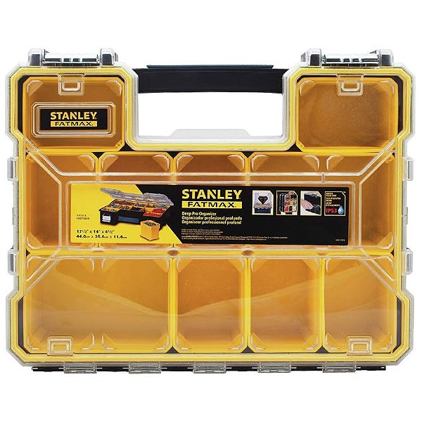 Caixa Organizadora Fatmax Stanley Modelo Fmst14820 Com 10 Divisórias