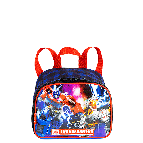 Lancheira Pequena Transformers Optimus Colorido Sestini