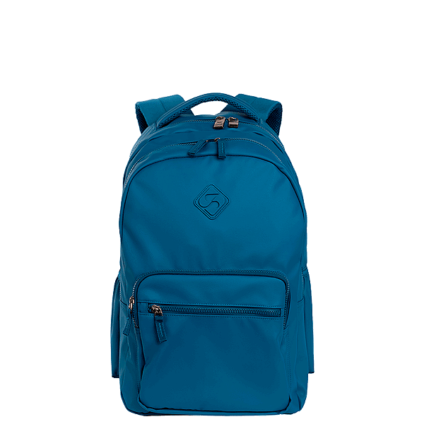 Mochila 2 Compartimentos College Hydroblock Azul Noturno Sestini