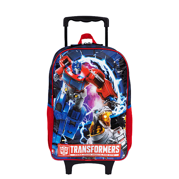 Mochilete Grande Transformers Optimus Colorido Sestini