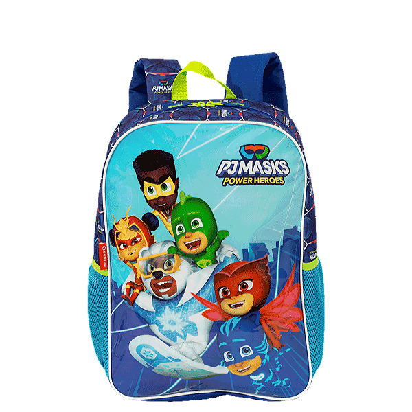 Mochila Grande PJ Masks Power Heroes Colorido Sestini