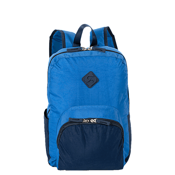 Mochila Happy Crinkle 2 Double Azul Sestini