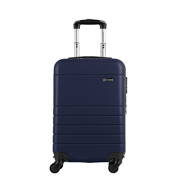 Mala de Viagem Bordo com Rodas 360º Essencial 2 Azul Marinho Sestini