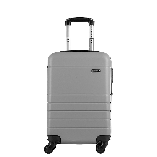 Mala de Viagem Bordo com Rodas 360º Essencial 2 Prata Sestini