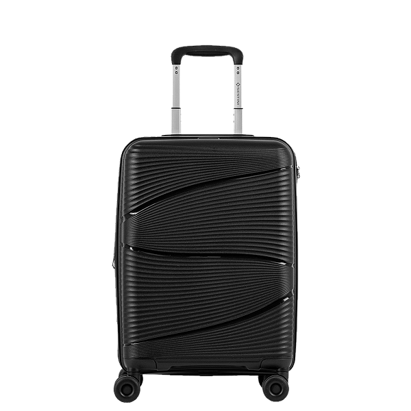 Mala de Viagem Bordo com Rodas 360º PP Joy Preto Sestini