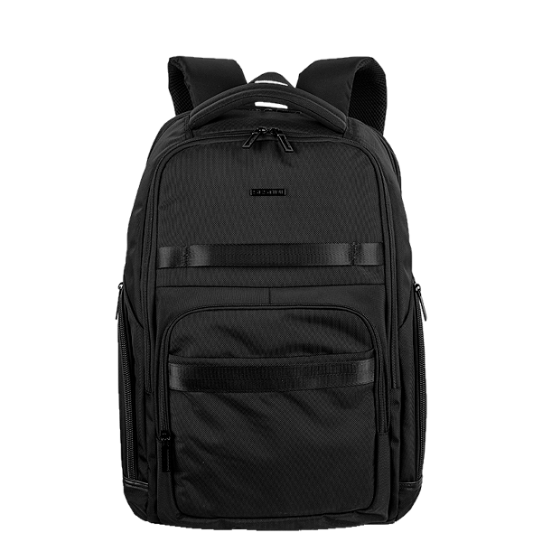 Mochila Grande 2 Compartimentos Expansivel Notebook 15,6 Nexus Preto Sestini