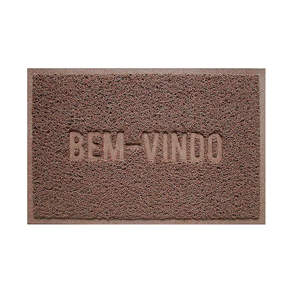 Capacho De Porta Vinílico Color Block 60X40cm Uzoo