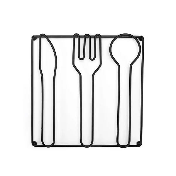 Descanso de Panela Linha Querida Preta Arthi