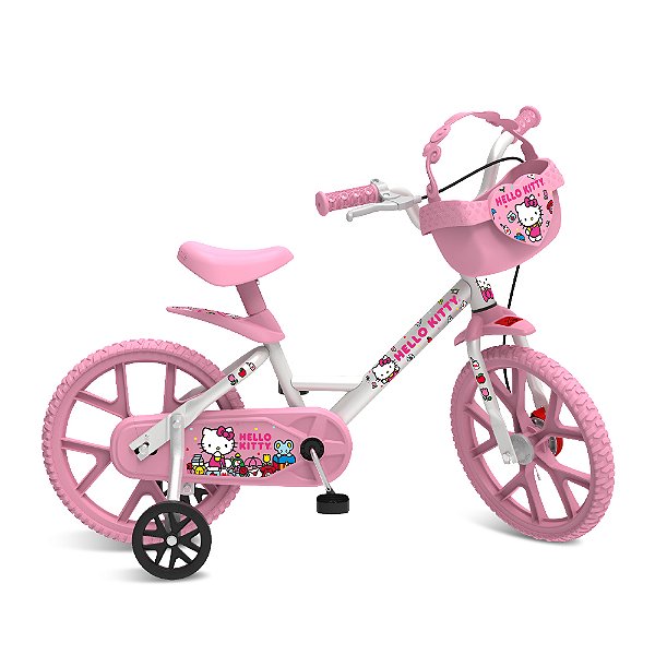 Bicicleta 14" Hello Kitty Bandeirantes