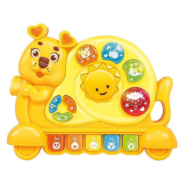 Brinquedo Educativo Musical Au Au Feliz DM Toys