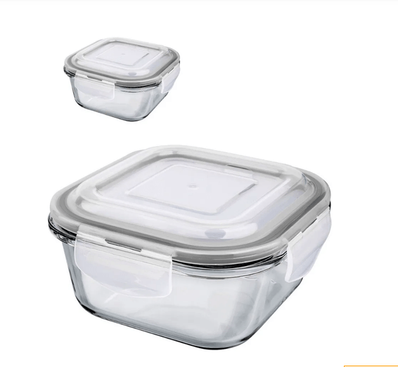 Pote Hermético Quadrado 310 ml Original Glass