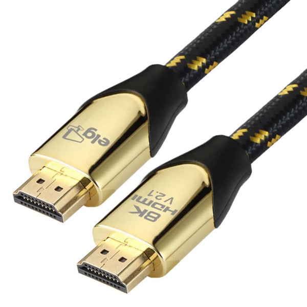 Cabo HDMI Versão 2.1 8K Ultra High Speed Com Ethernet ELG