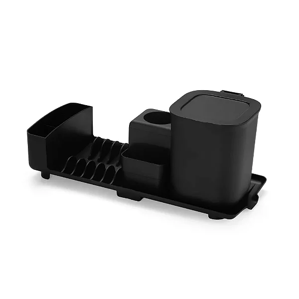 Kit Escorredor, Lixeira 2,5 L E Porta Detergente DasPlast