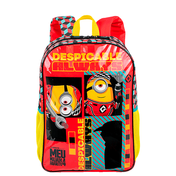 Mochila G Meu Malvado Favorito 4 M Colorido Sestini