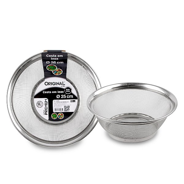Cesta em Inox 25cm Original Line