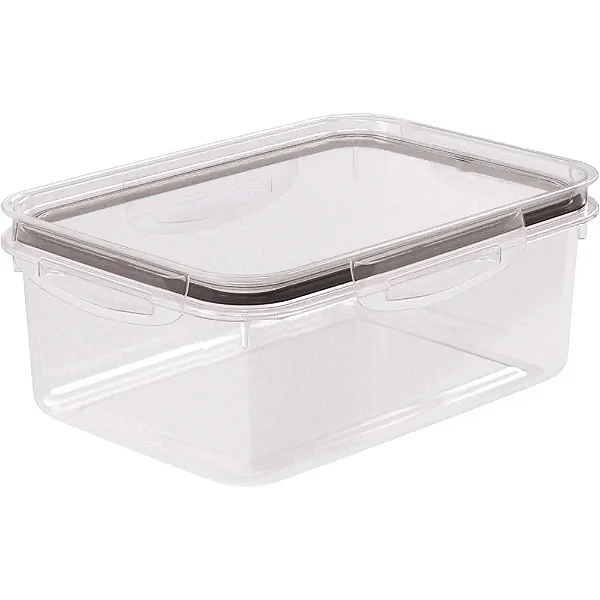 Pote Trava Mais Retangular 2,6 L Plasutil