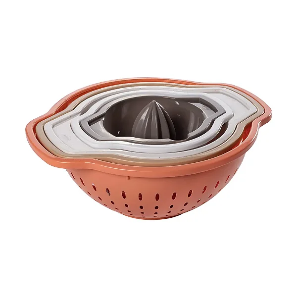 Jogo de Utensílios Com Pega 5 Peças Plasutil