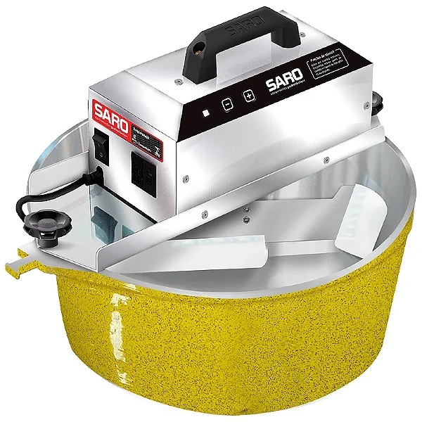 Misturador Elétrico 10 Litros Bivolt 50/60 HZ Amarelo Saro