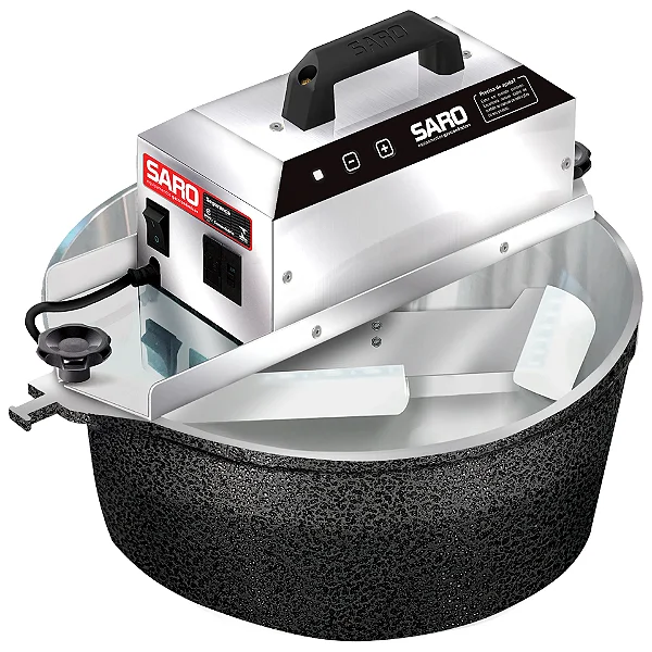 Misturador Elétrico 10 Litros Bivolt 50/60 HZ Preto Craqueado Saro