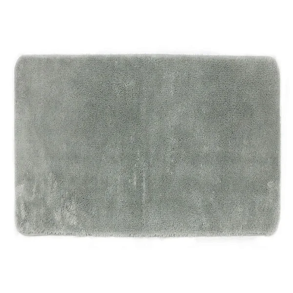 Tapete De Microfibra Comfort Cinza Plus 60x40cm Uzoo