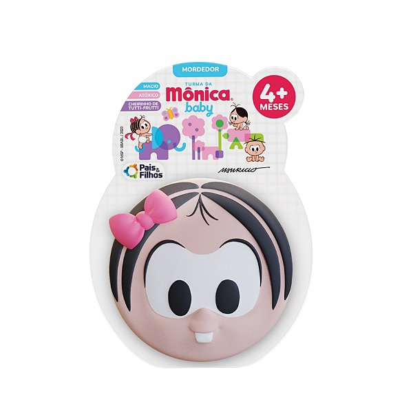 Mordedor De Vinil Monica Baby Pais & Filhos