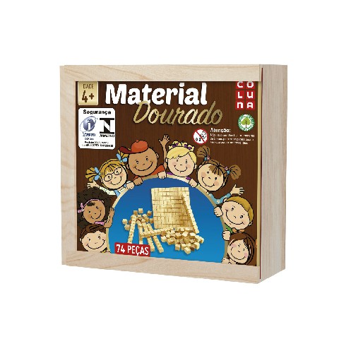 Material Dourado 74 Peças Pais & Filhos