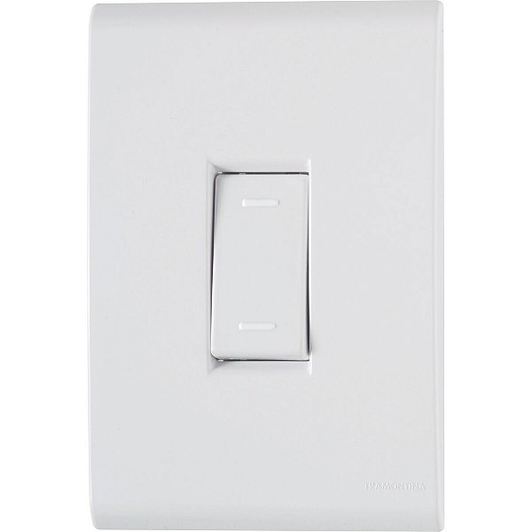 Interruptor Paralelo Conjunto 4x2 10 a 250 V Branco Tramontina