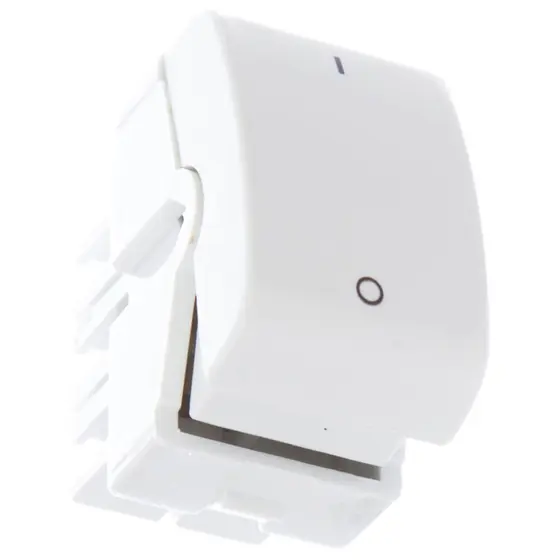 Modulo Interruptor Bipolar Simples 10a/250v 1md Br Lunare Cor Branco Corrente Nominal 10 A Voltagem Nominal 250V Steck