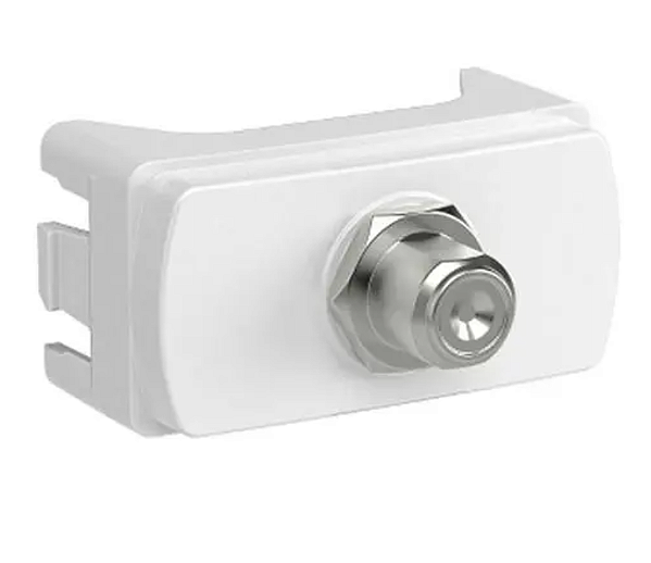 Módulo De Soquete Coaxial Miluz White Tv - Schneider