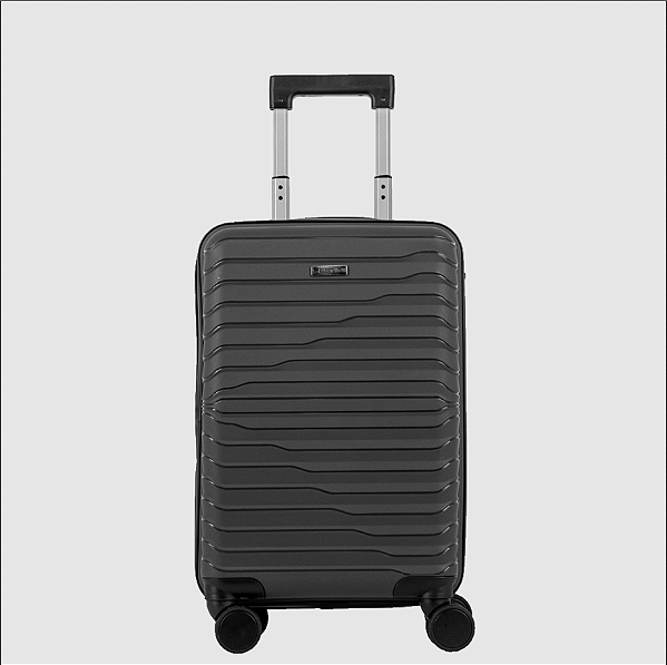 Mala de Viagem Bordo com Rodas 360º Essencial Plus Grafite Sestini