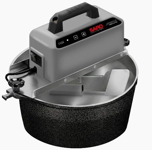PA10PC Misturador Eletrico G3 10 Litros Bivolt (panela Automatica) 50/60 HZ Preto Craqueado
