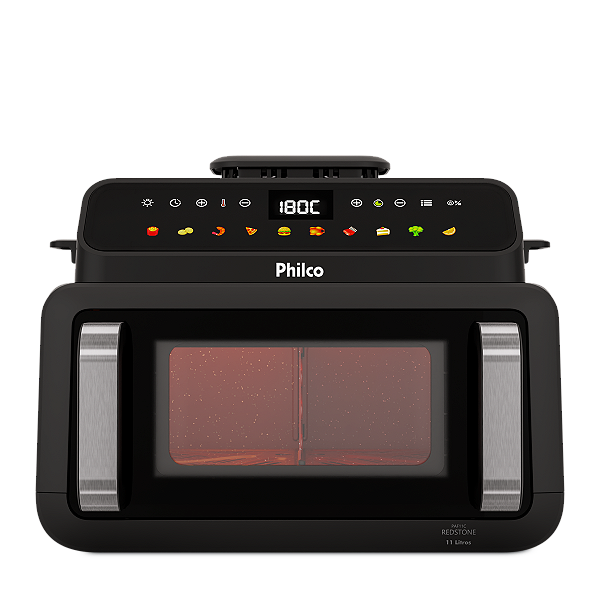 Air Fryer Philco 11L Digital 10 em 1 Visor Glass PAF11C - 127V