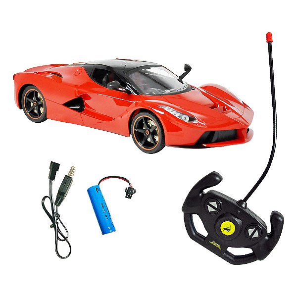Carro Controle Remoto Sport Recarregável Sem Fio - DM TOYS