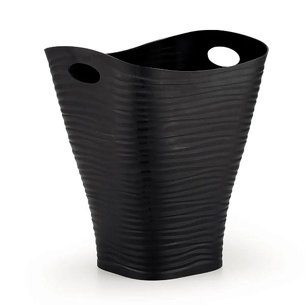 Cesto/Lixeira Eco Dunas Preto 6,5L Das DasPast