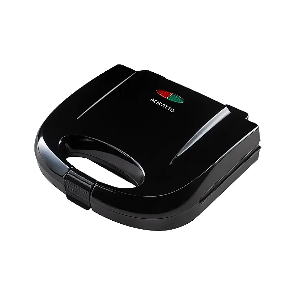 Máquina de Waffle Aroma 750W 127V Preta AWAF01I-01 - Agratto