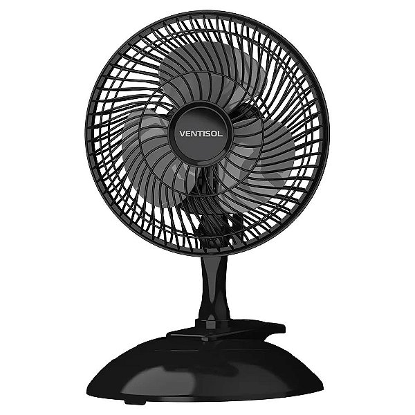 Micro Ventilador 20cm Mini 127V Black - Ventisol