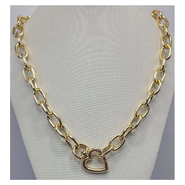 Colar Coração de Ouro