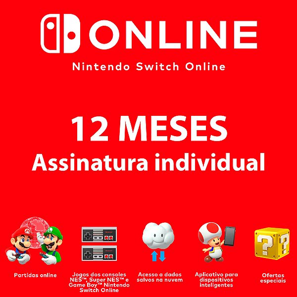 Switch Online - 12 meses