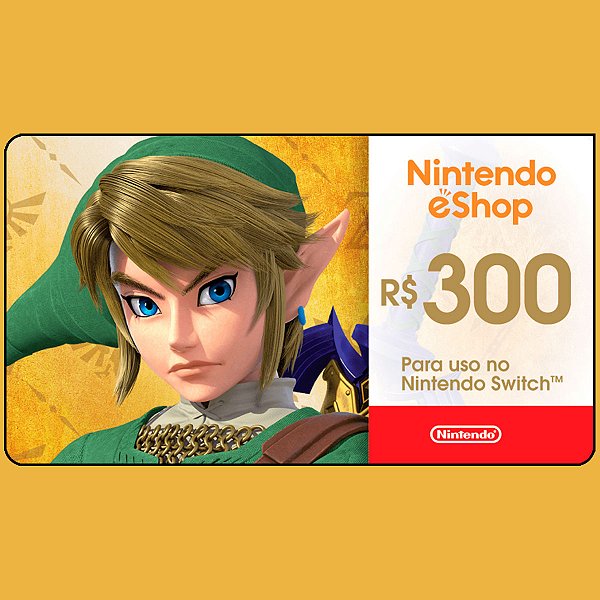 Nintendo Gift Card Digital R$300