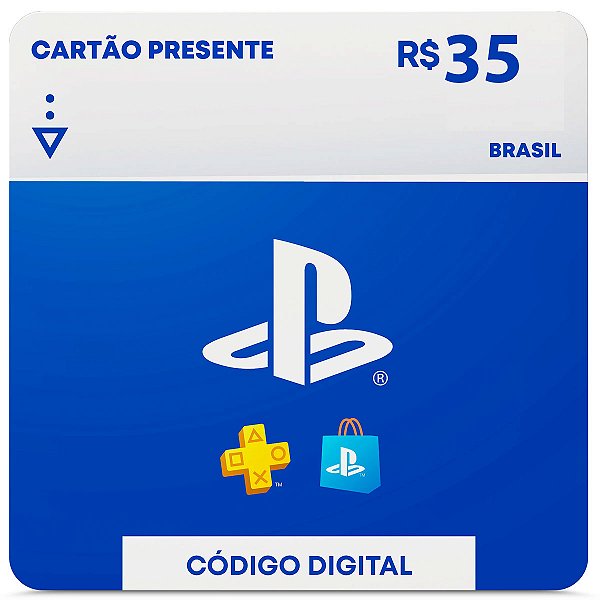 R$35 PlayStation Store - Cartão Presente Digital [Brasil]
