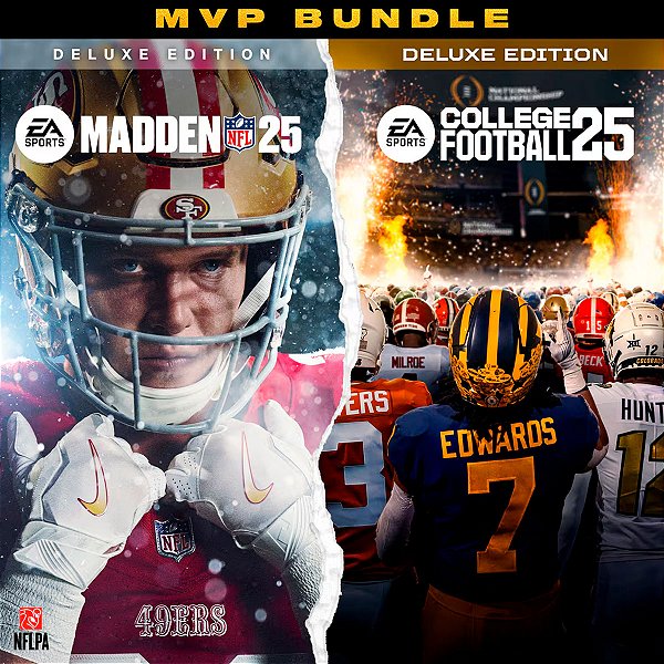 EA SPORTS MVP BUNDLE (MADDEN NFL 25 Deluxe Edition & College Football 25 Deluxe Edition)