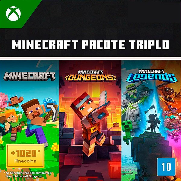 Minecraft Pacote Triplo - Windows