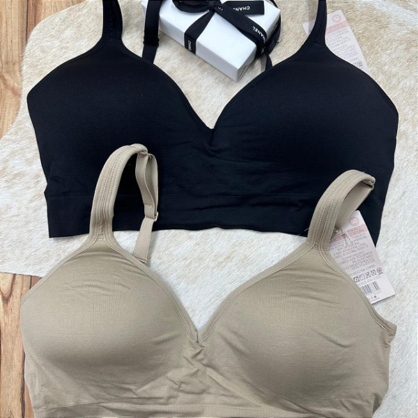 Sutiã confort duplo com bojo sem costura