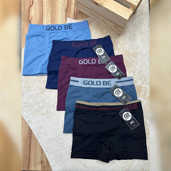 Kit 5 pç - Cuecas boxer sem costura