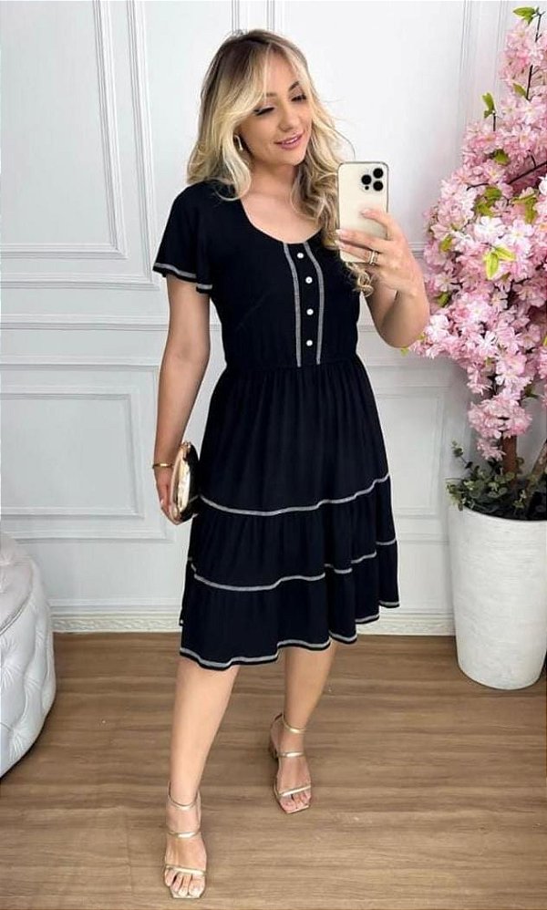 Vestido Cristã Preto