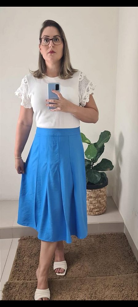 Saia Rebeka Transpassada c/Pregas