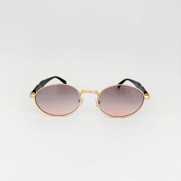 Bruges dourado com degrade cinza e rosado