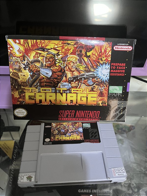 Total Carnage super nes